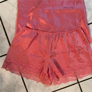 Pink Silk Intimissimi Shorts